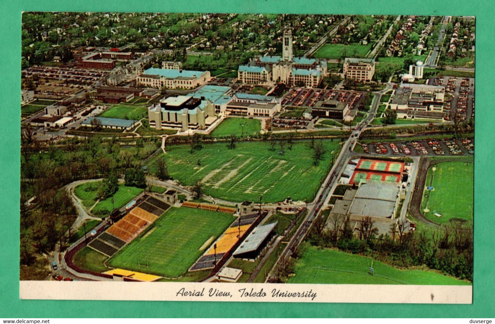 United States OH Ohio Toledo University Aerial View ( Format 8,8cm X 13,8cm ) - Toledo