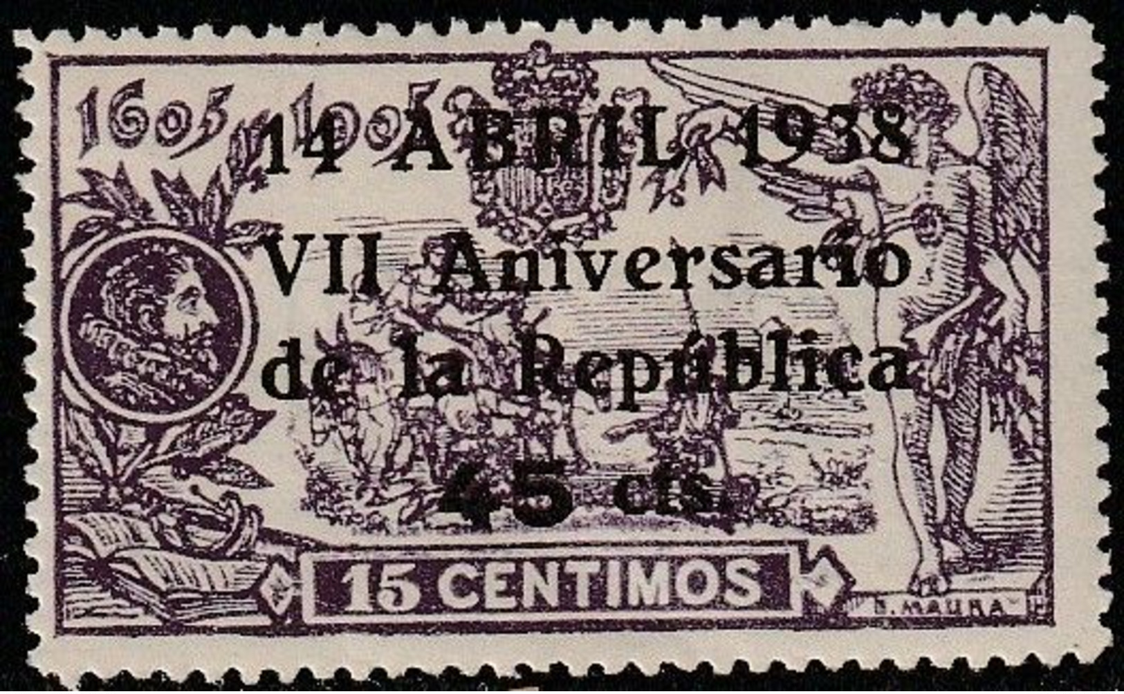 1938. * Edifil: 755. VII ANIVERSARIO DE LA REPUBLICA - Unused Stamps