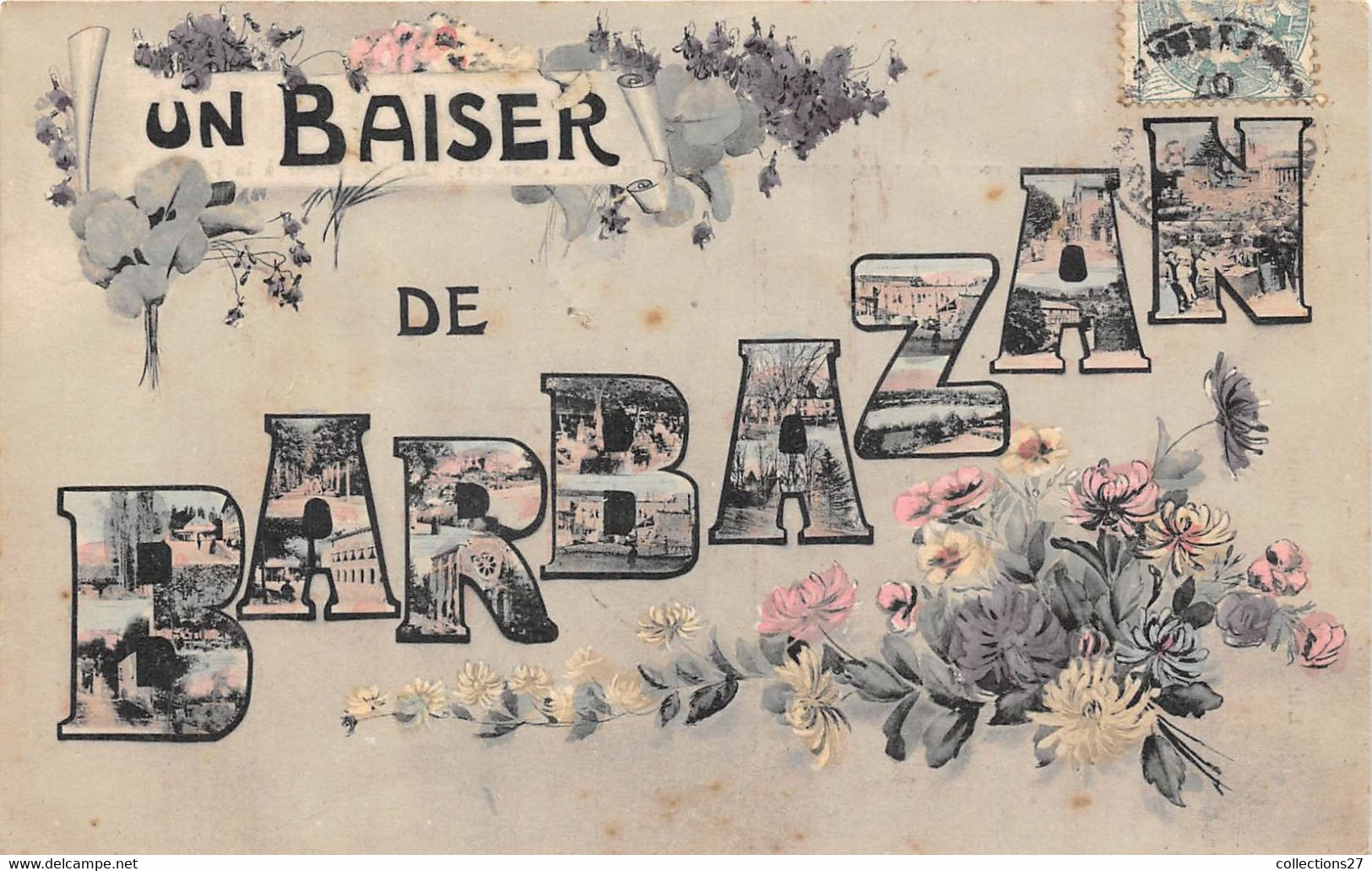 31-BARBAZAN- UN BAISER DE BARBAZAN - Barbazan