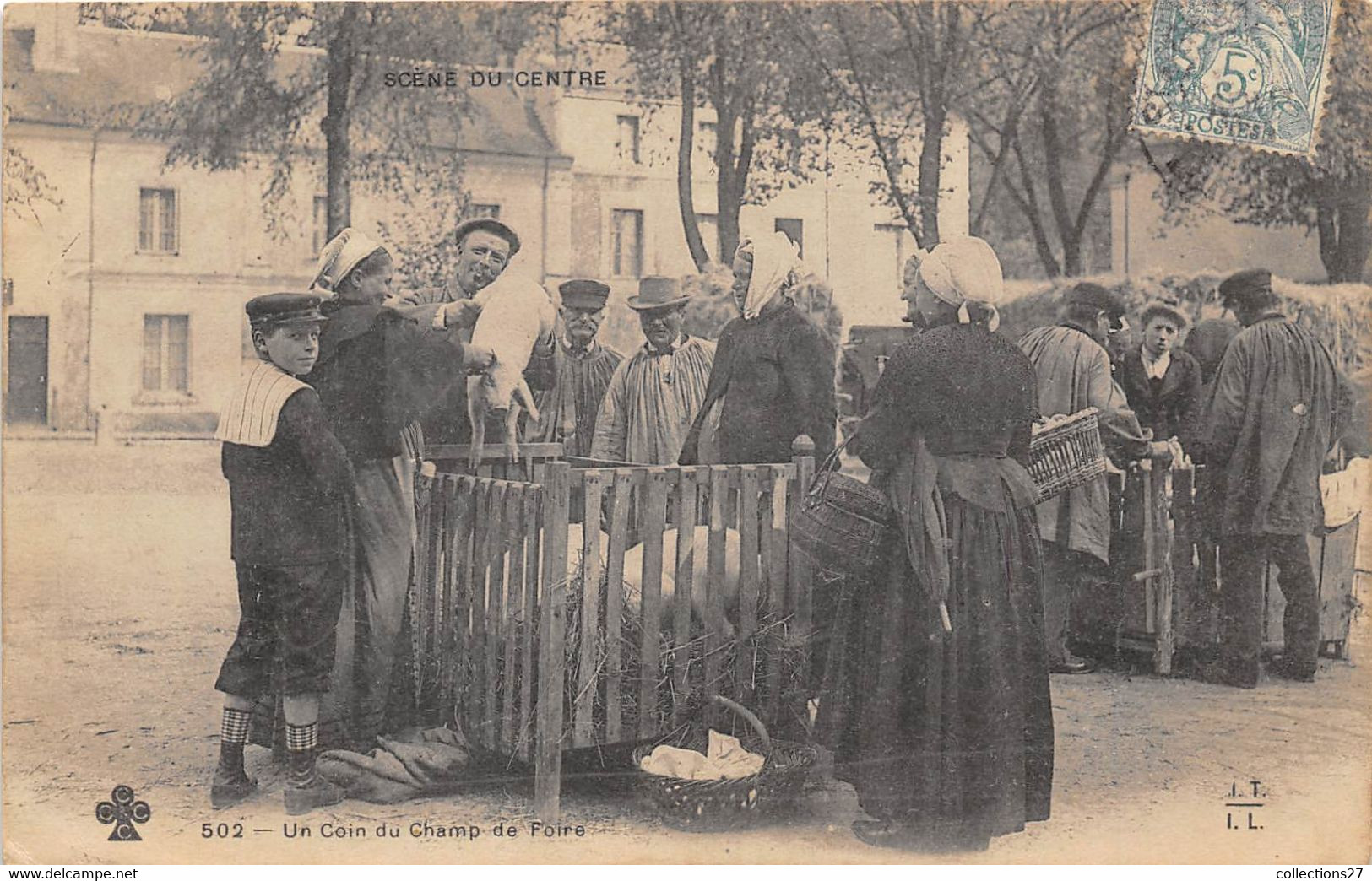 18-SCENE DU CENTRE- UN COIN DU CHAMP DE FOIRE - Andere & Zonder Classificatie