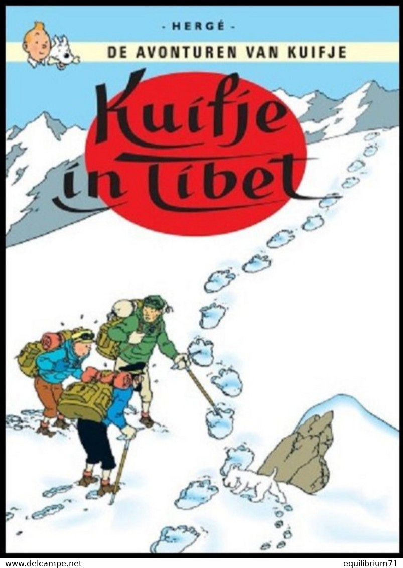 Carte Postale / Postkaart - Kuifje/Tintin - Milou/Bobbie - Haddock - Tournesol - Kuifje In Tibet / Tintin Au Tibet - Philabédés