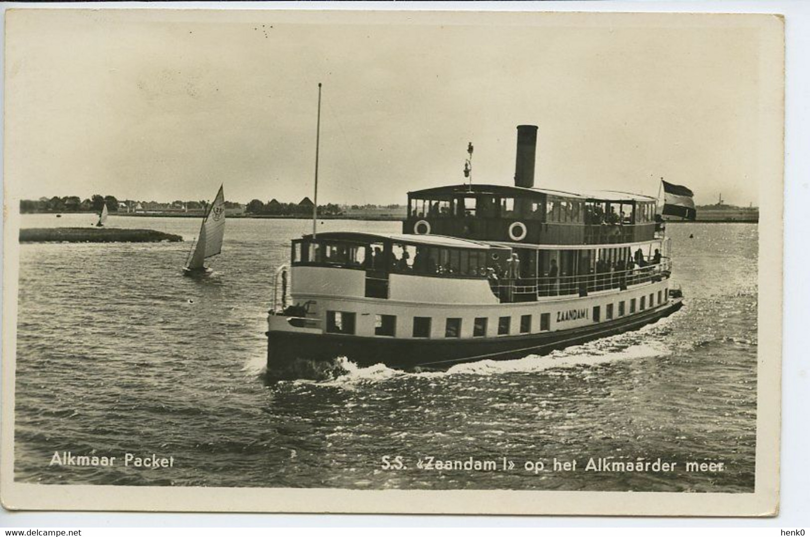 ALKMAAR PACKET S.S. Zaandam K1387 - Zaanstreek