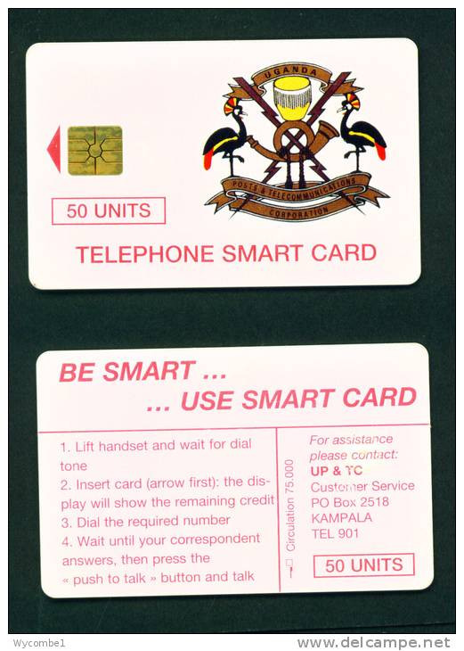 UGANDA - Chip Phonecard As Scan (Issue 75,000) - Ouganda