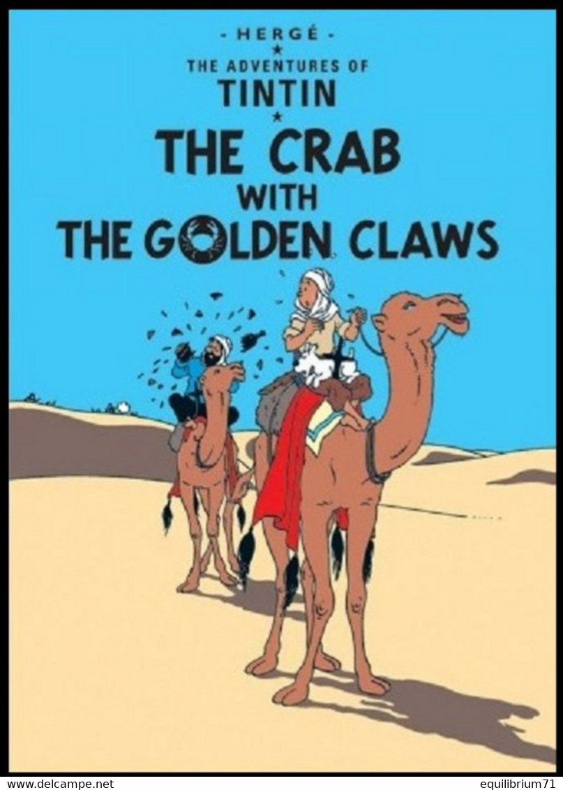 Carte Postale / Postkaart - Kuifje/Tintin - Milou/Bobbie - The Crab With The Golden Claws / Le Crabe Aux Pinces D'or - Philabédés