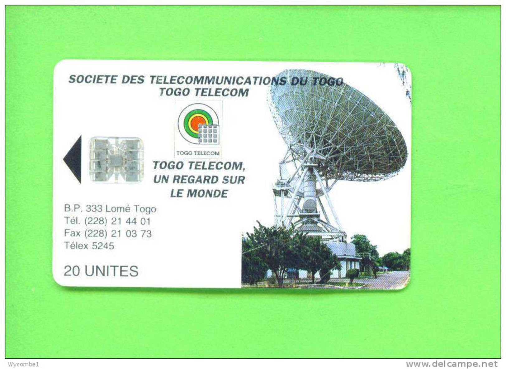 TOGO  -  Chip Phonecard As Scan - Togo