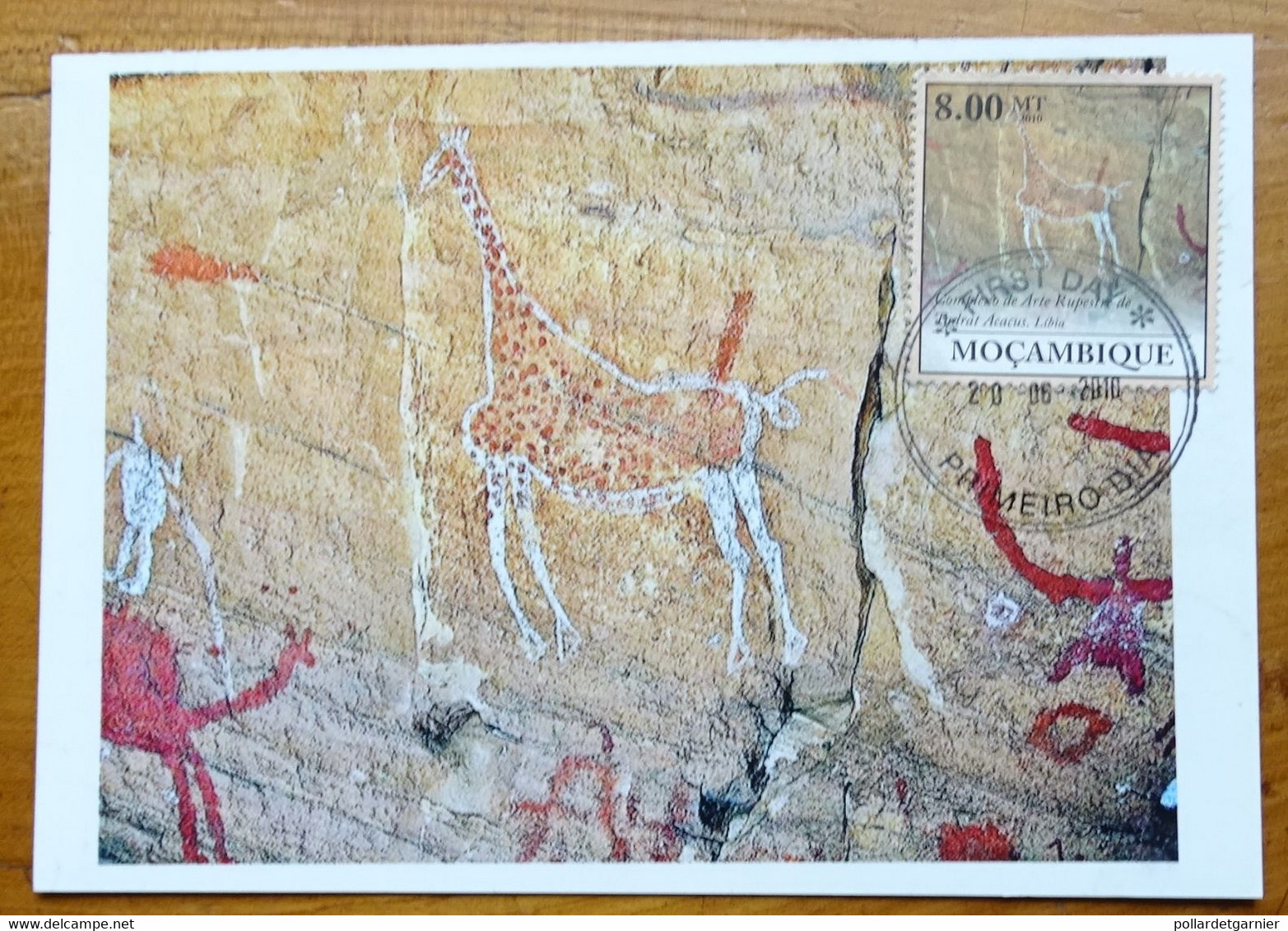 Carte Maximum Card Lybie Libia  Peinture Rupestre  Rock Painting 2010 - Prehistory