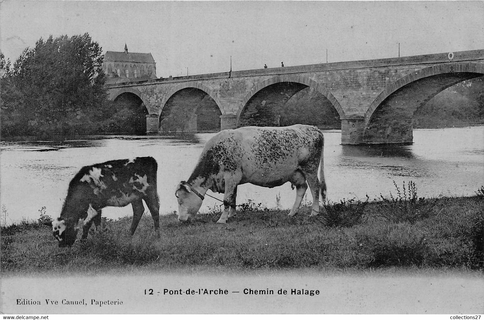 27-PONT-DE-L'ARCHE- CHEMIN DE HALAGE - Pont-de-l'Arche