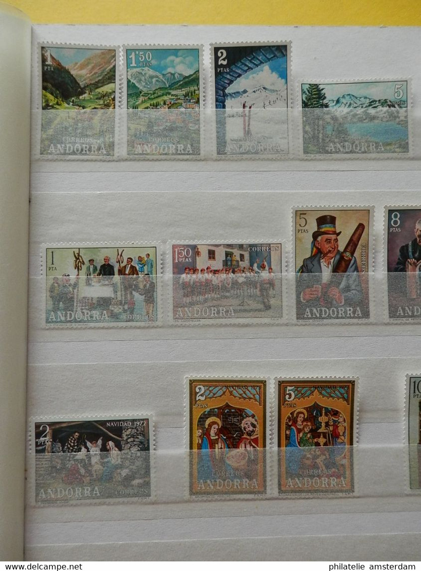 Andorra 1972-1996, French And Spanish Post: MNH Collection - Collections (en Albums)