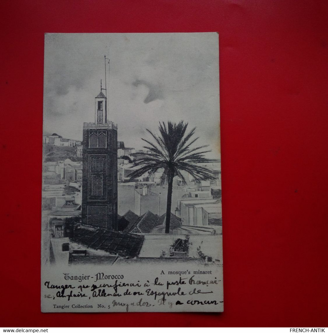 TANGER A MOSQUE S MINARET TIMBRE SURCHARGE - Tanger