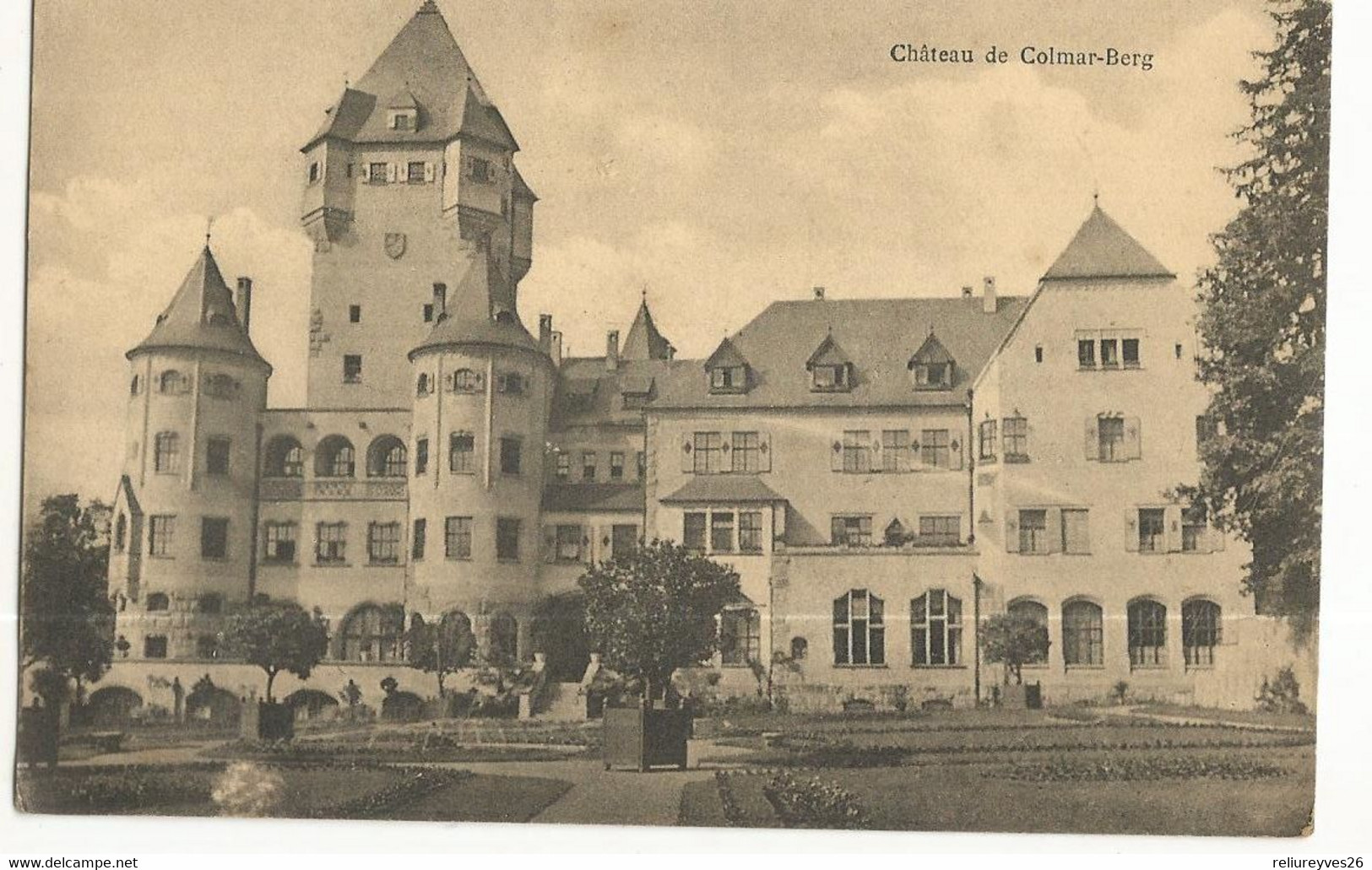 CPA ,Luxembourg , Château De Colmar - Berg ,Ed. Chr. Krantz - Colmar – Berg