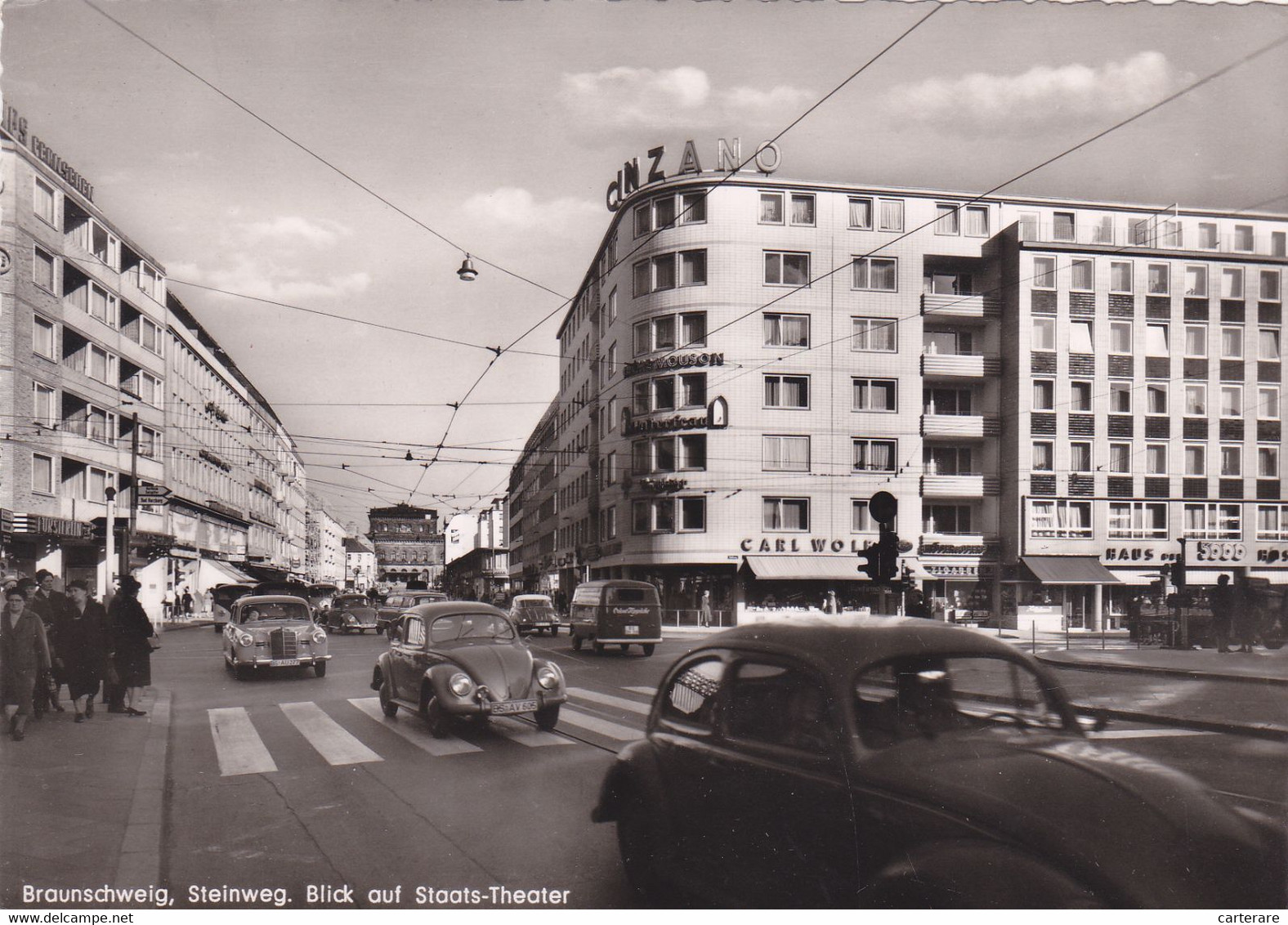 ALLEMAGNE,GERMANY,DEUTSCHLAND,BASSE SAXE,BRAUNSCHWEIG,CARTE PHOTO - Braunschweig