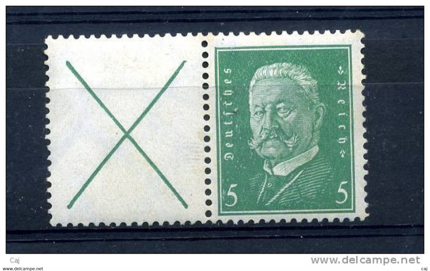 Allemagne  -  Reich  -  Se Tenant  :  Mi  W 27  * - Postzegelboekjes & Se-tenant