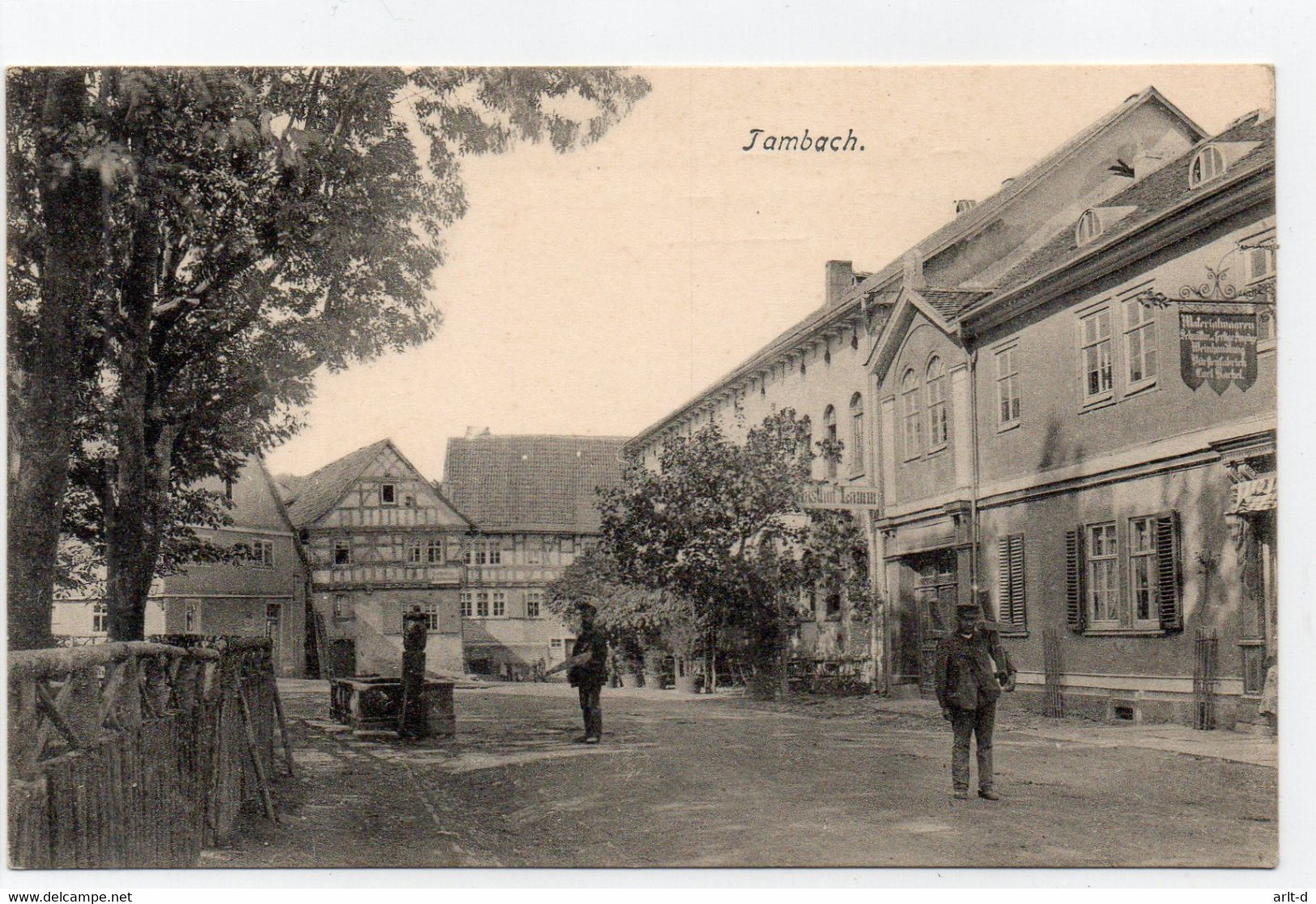 DC3803 - Ak Tambach, Marktplatz - Tambach-Dietharz