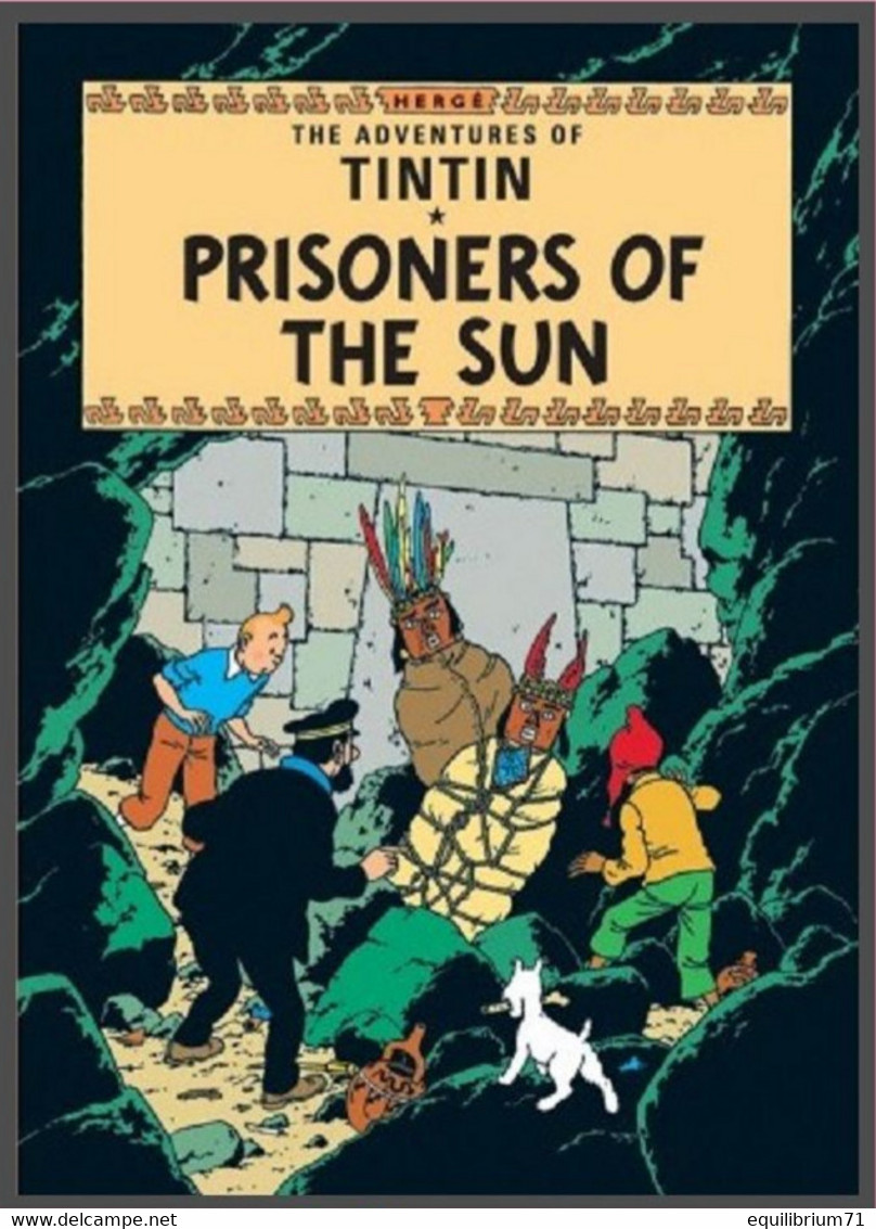 Carte Postale/Postkaart- Kuifje/Tintin - Milou/Bobbie - Haddock - Tournesol - Prisoners Of The Sun / Le Temple Du Soleil - Philabédés