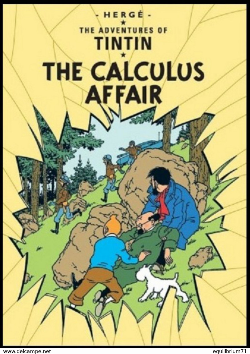 Carte Postale/Postkaart- Kuifje/Tintin - Milou/Bobbie - Haddock - Tournesol - The Calculus Affair /  L'affaire Tournesol - Philabédés