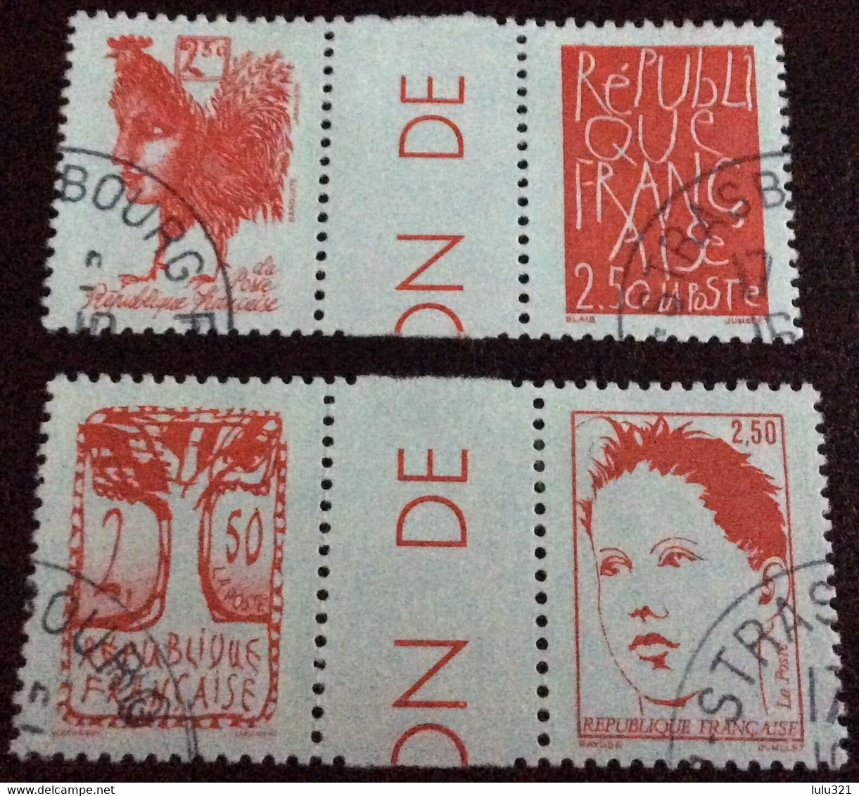 TIMBRES   DE    FRANCE   N° 2772A  ET  2774A         OBLITÉRÉS  ( LOT: 4416  ) - Used Stamps