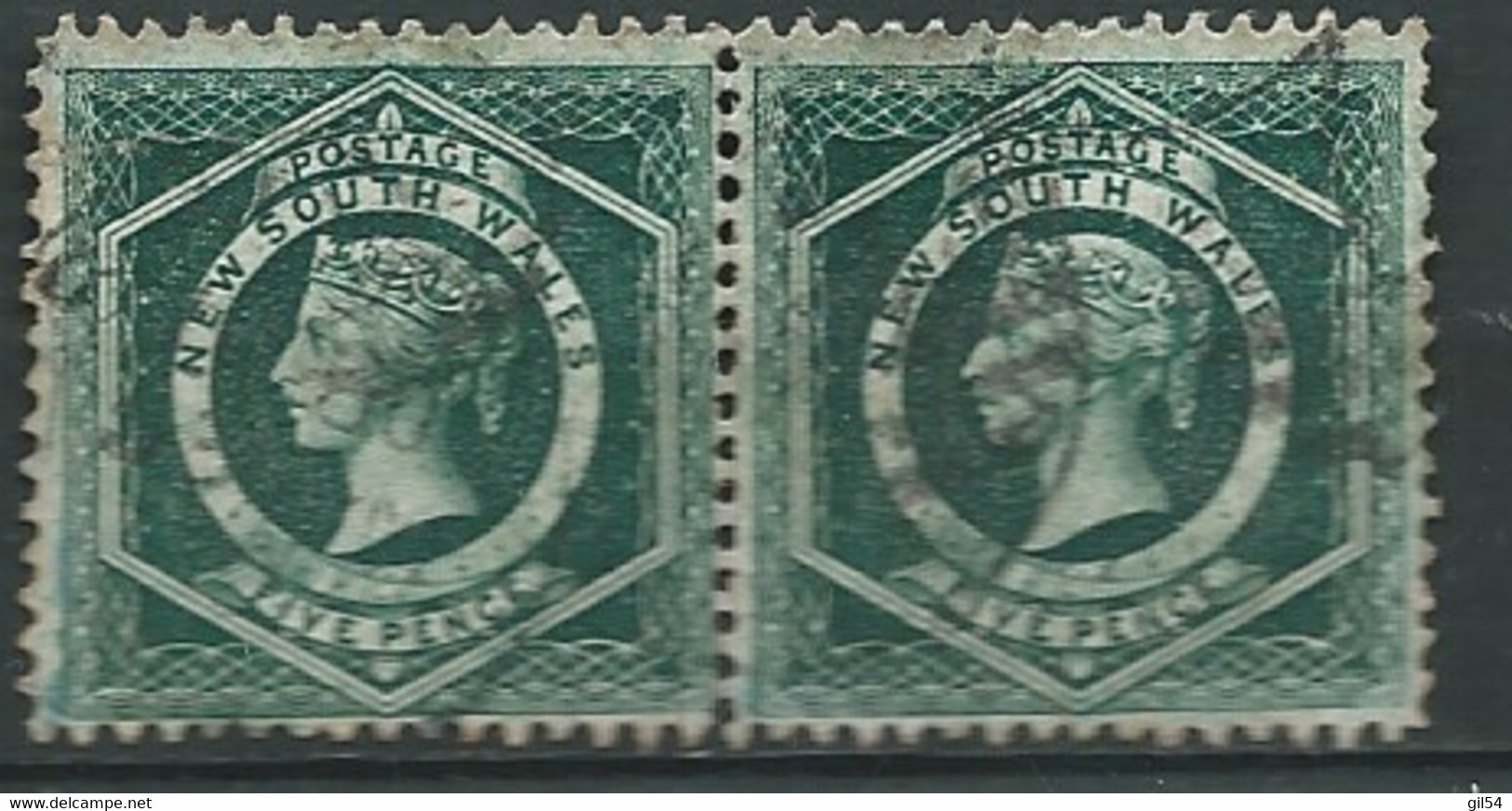 New South Wales  - Yvert N° 49 Paire Oblitéré -   Lr 31615 - Usati