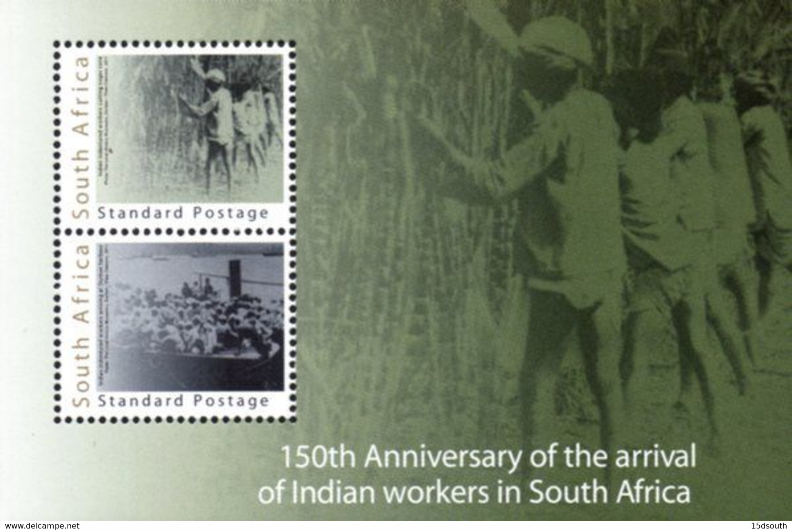 South Africa - 2011 Indian Indentured Labour MS #2 (**) - Unused Stamps