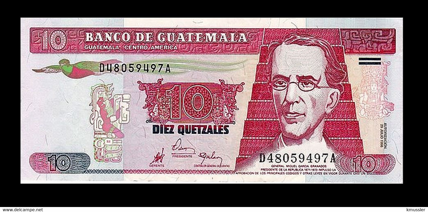 # # # Banknote Aus Guatemala 10 Quetzales 1998 UNC # # # - Guatemala