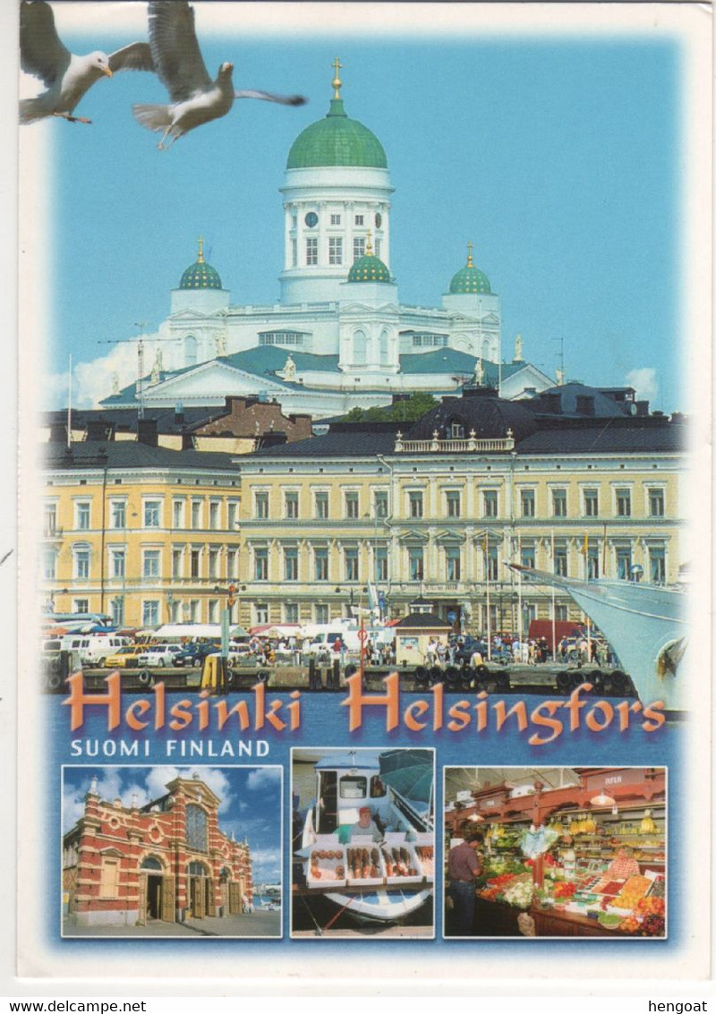 Beau Timbre , Stamp De 2006 " Fleur " Sur Cp , Carte , Postcard De Helsinki Pour L'Angleterre - Storia Postale