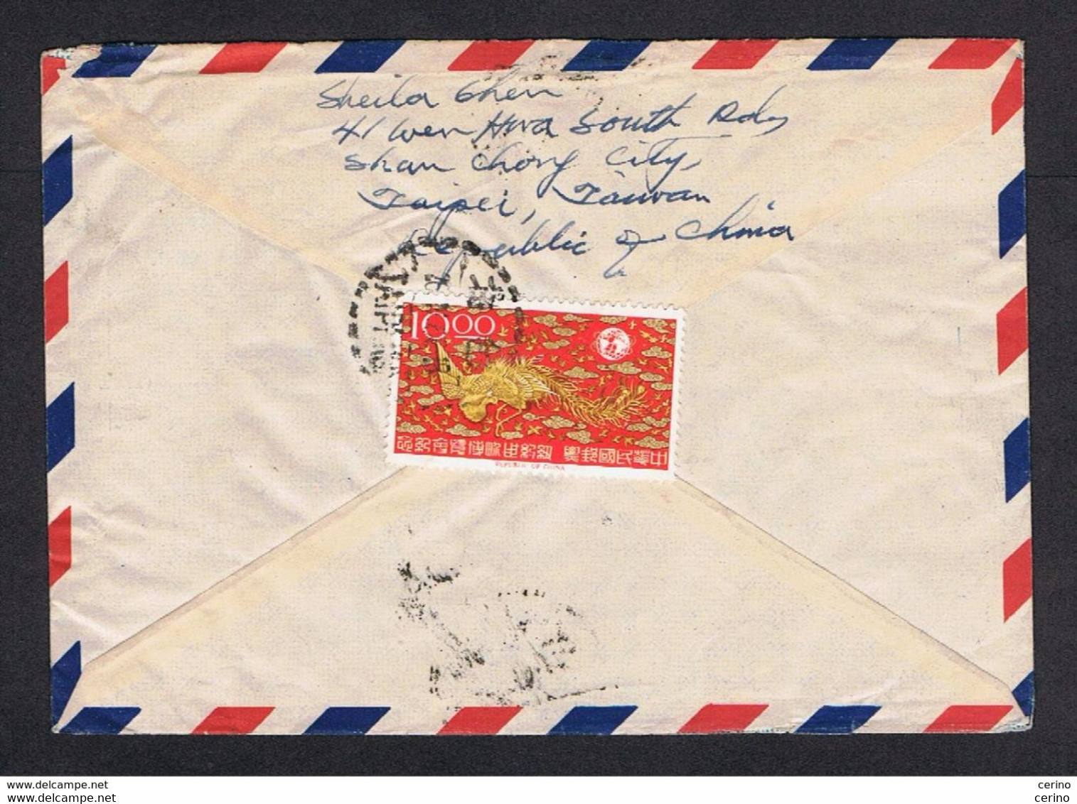 TAIWAN:  1966  AIR  MAIL  COUVER  TO  D.D.R. WITH:  YV/TELL. 464x2 + 465 + 518/21 + 515 - Briefe U. Dokumente