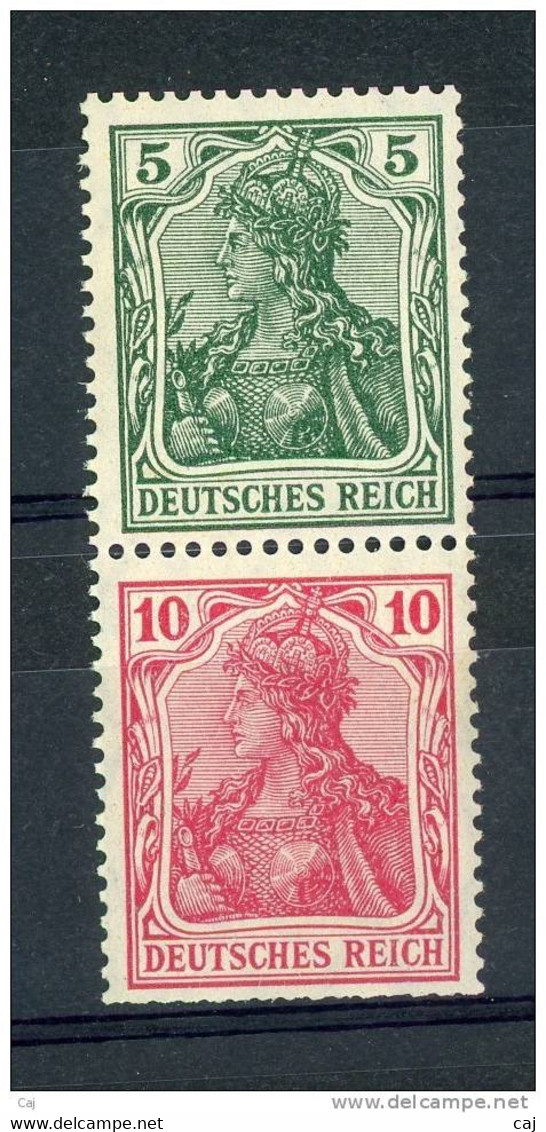 Allemagne  -  Reich  -  Se Tenant  :  Mi  S 4 I  **  HBlatt 9 - Postzegelboekjes & Se-tenant