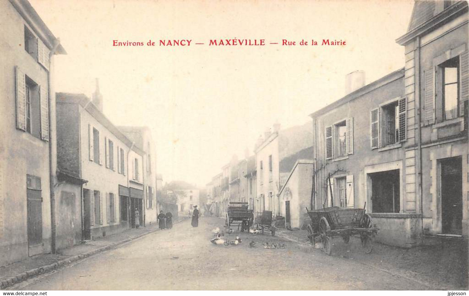 MEURTHE ET MOSELLE  54  MAXEVILLE - RUE DE LA MAIRIE - Maxeville