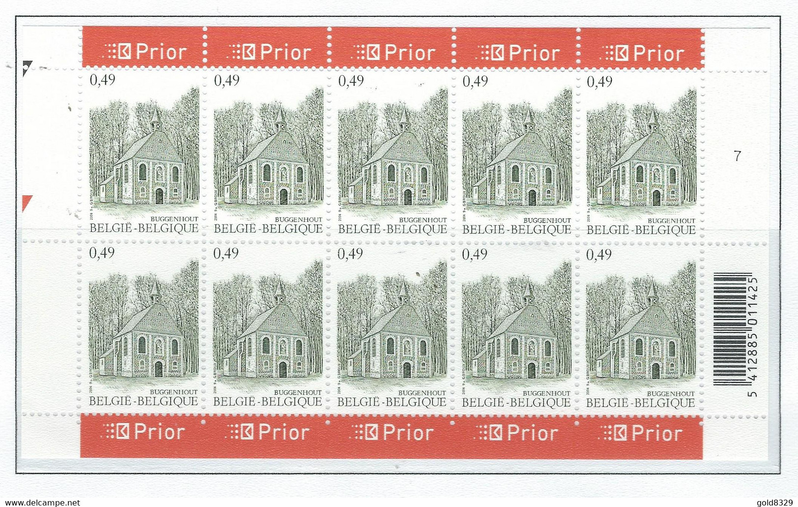 COB  3260  (MNH)   Planche 7 - Non Classés