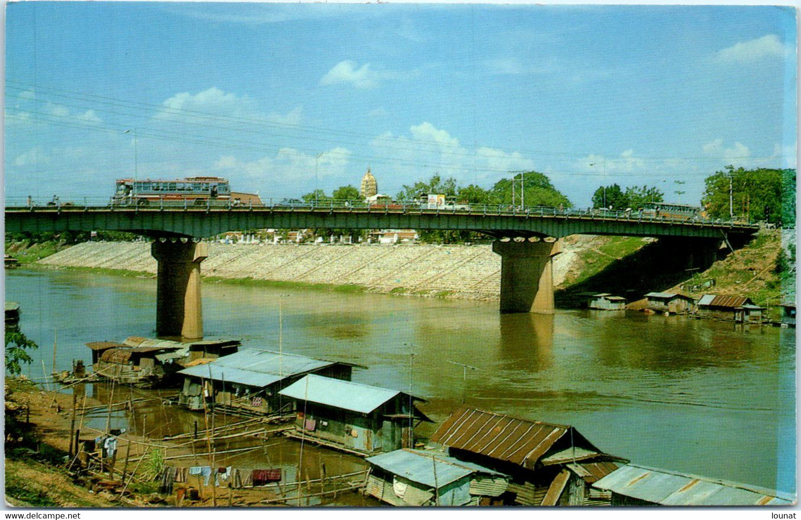 Thaïlande - The View Of "the Rivers City" Of Pisanuloke Province, Northern Thailand - Timbre - Tailandia