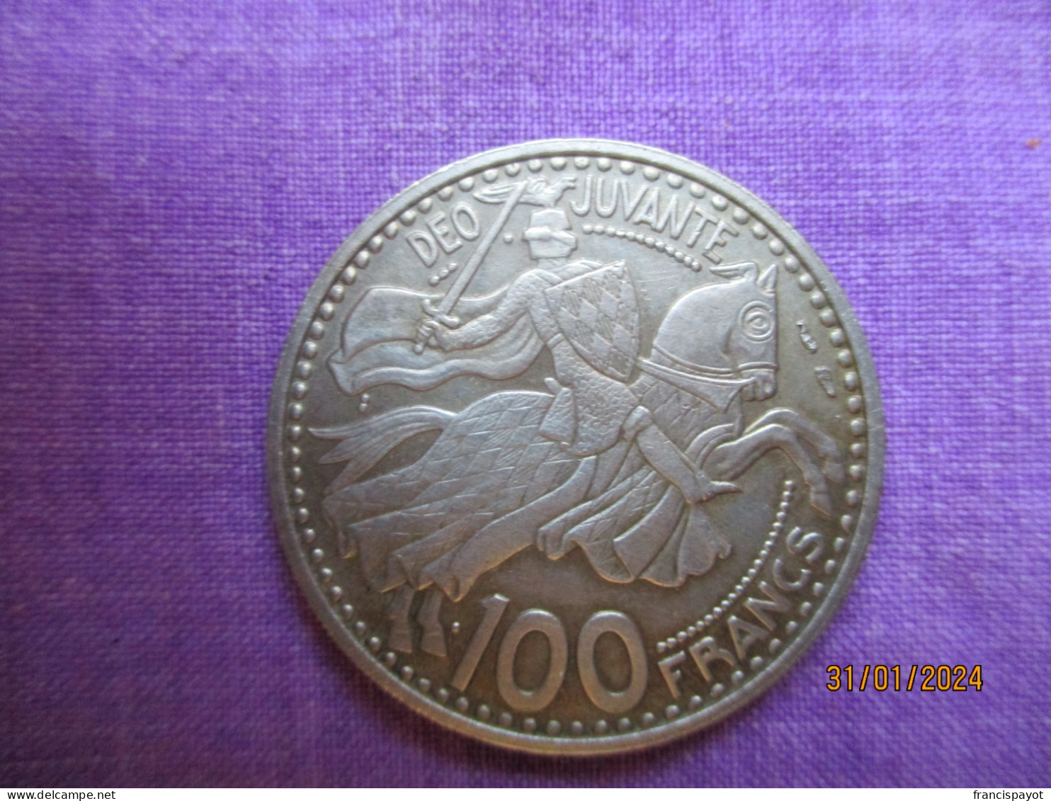 Monaco 100 Francs 1950 - 1949-1956 Francos Antiguos