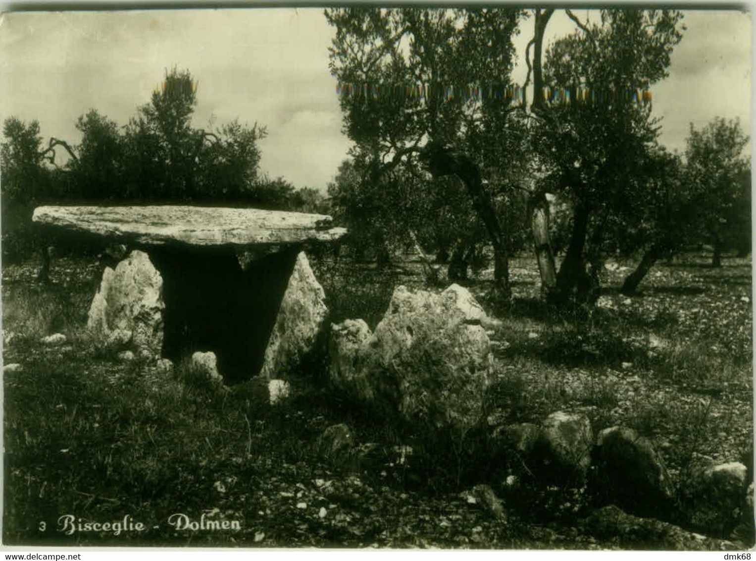 BISCEGLIE - DOLMEN - EDIZIONE DI PINTO - SPEDITA 1961 (6572) - Bisceglie