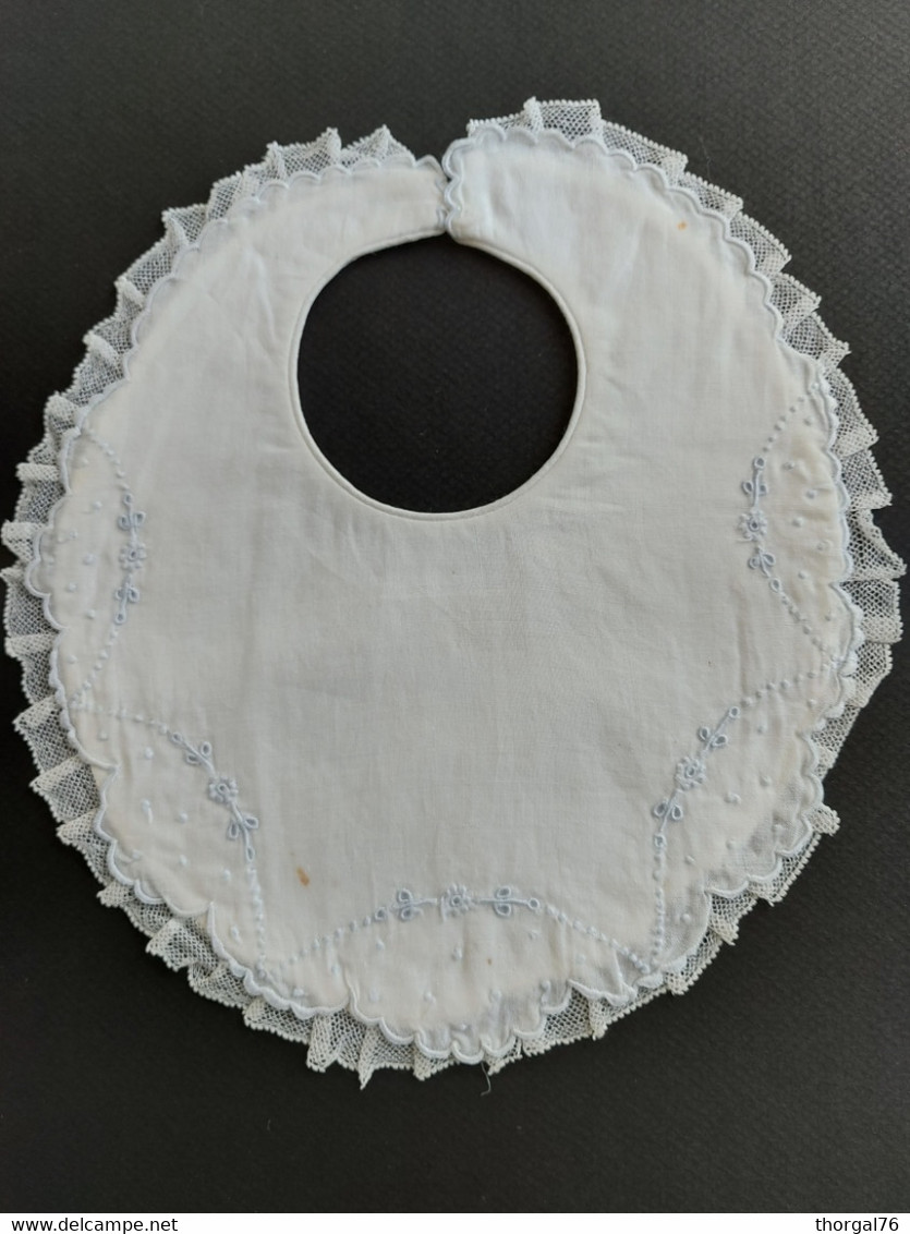 BAVOIR DE POUPEE ANCIEN DENTELLE - Dentelles Et Tissus