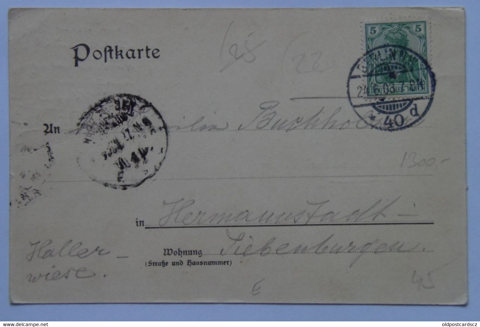 Germany 45 Berlin 1903 Kistenmacher's Garden Dining Room Richard Wagner Street - Charlottenburg