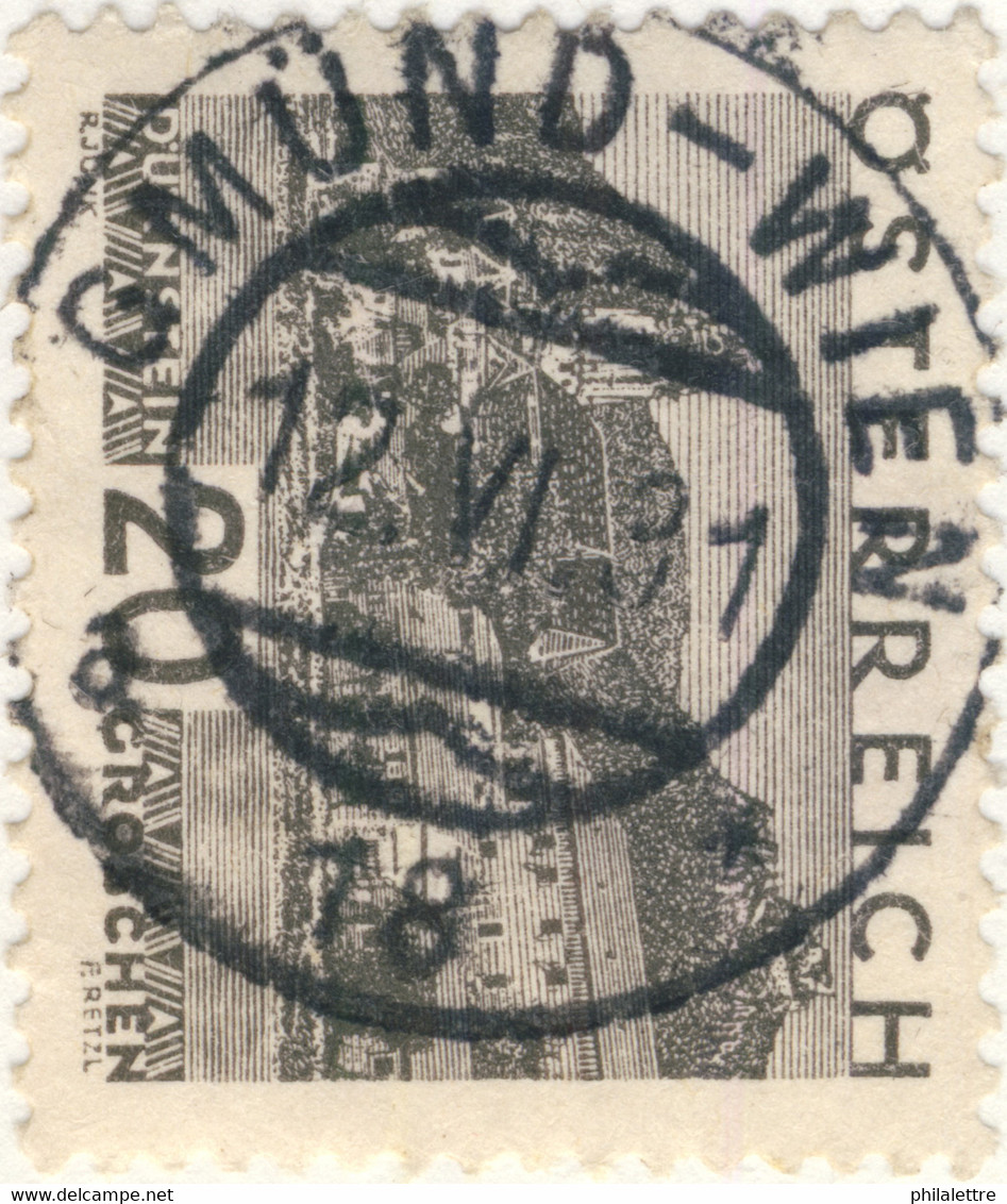 AUTRICHE / ÖSTERREICH 1931 GMÜND-WIEN Nr.18 Bahnpoststempel - Gebraucht