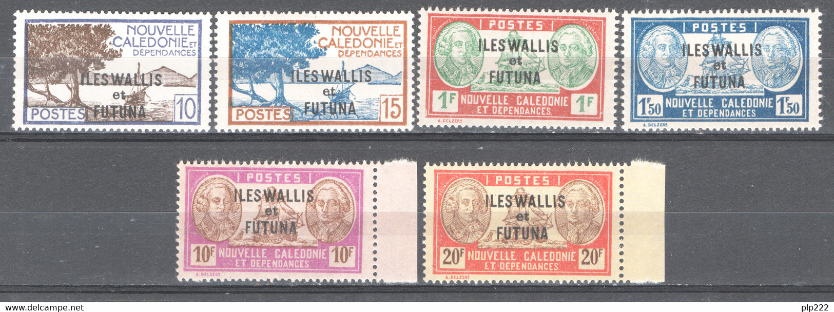 Wallis Et Futuna 1944 Y.T.125/30 **/MNH VF/ F - Ongebruikt