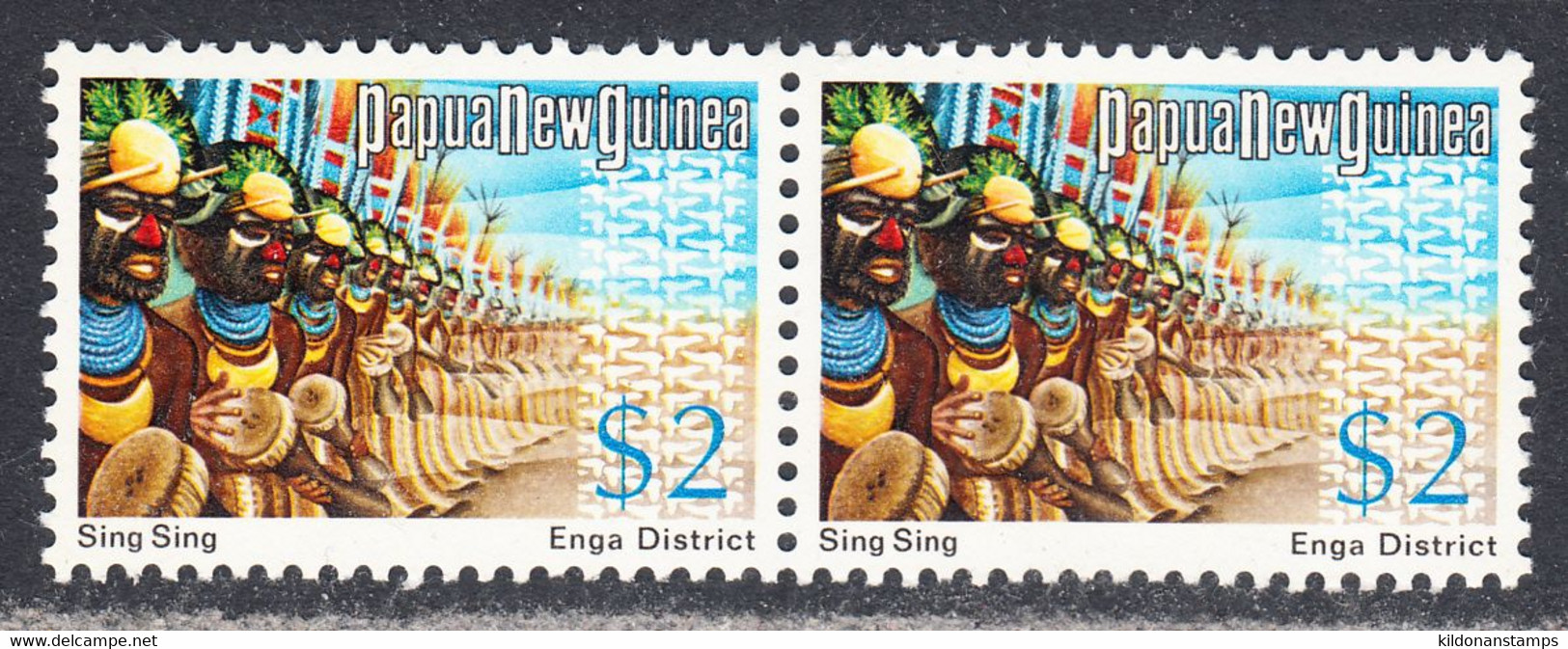 Papua New Guinea 1973-74 Mint No Gum, Pair, Sc# 388. SG - Papua-Neuguinea