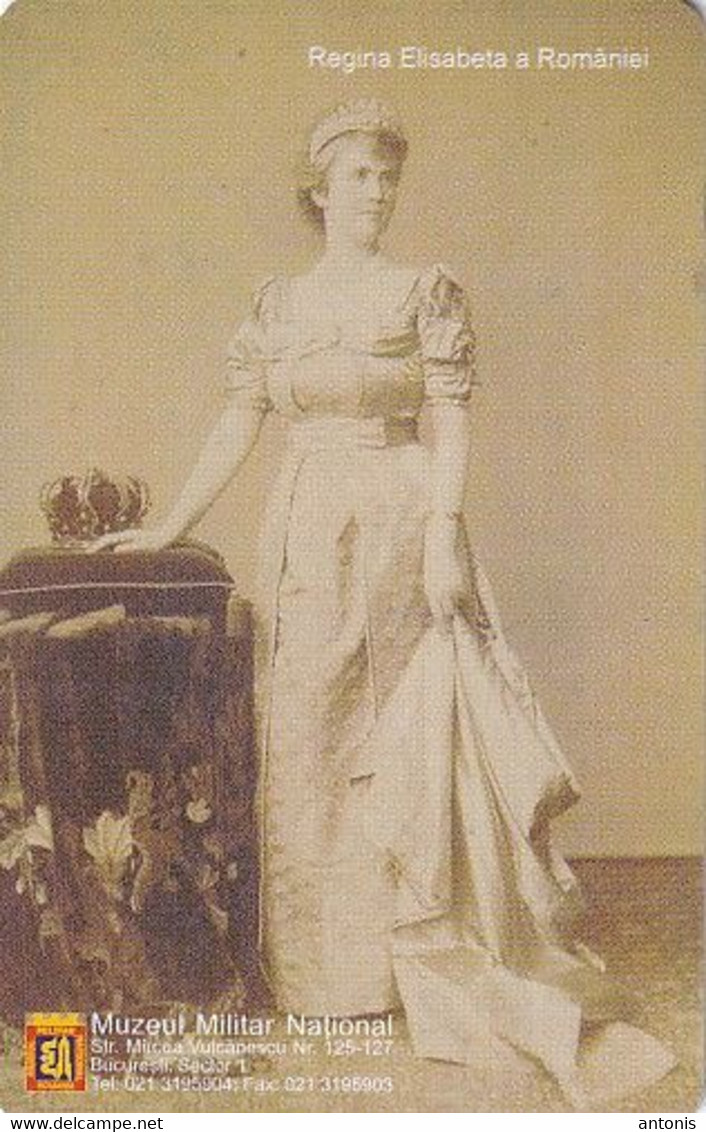 ROMANIA - Regina Elisabeta A Romaniei(1881-1916), Exp.date 01/05/08, Dummy Telecard(no Chip, No CN) - Rumänien