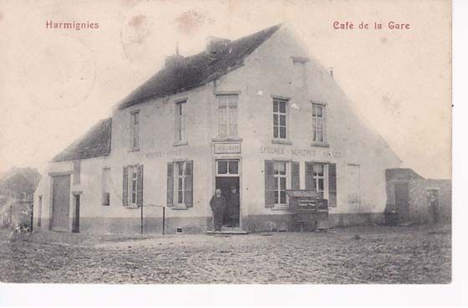 Harmignies  Café De La Gare - Mons