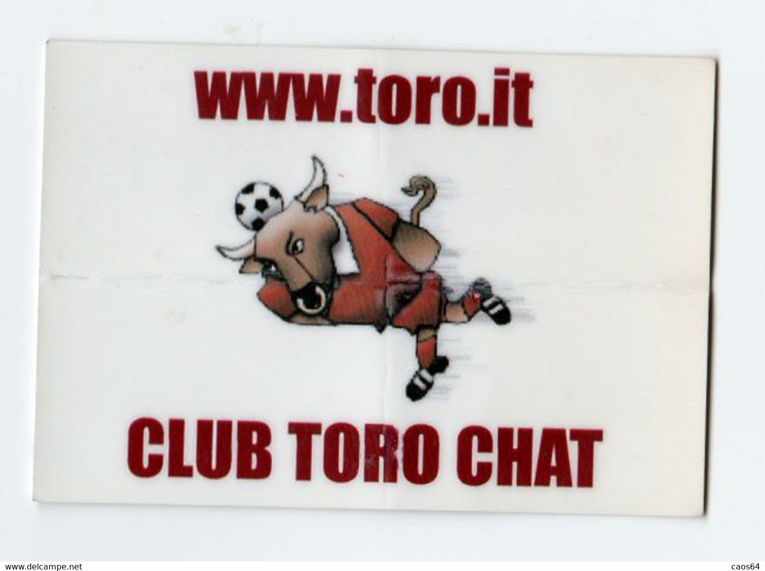 CLUB TORO CHAT TESSERA 2002/2003 - Tessere Associative