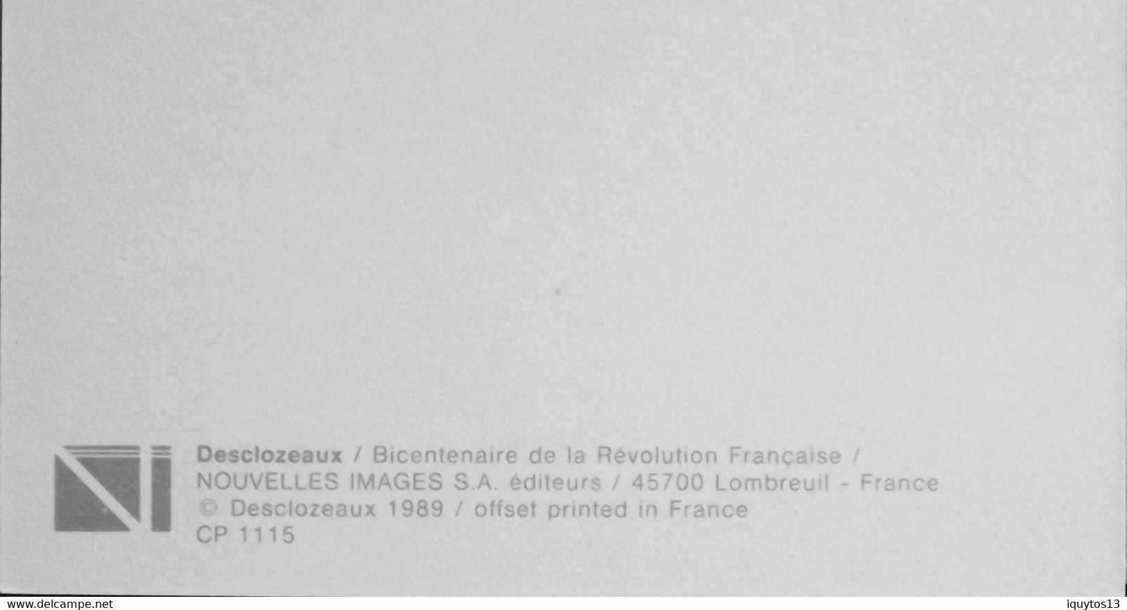 CPM - DESCLOZEAUX - N° 1115 - Illustration Satyrique Du Bicentenaire De La Révolution - TBE - Desclozeaux