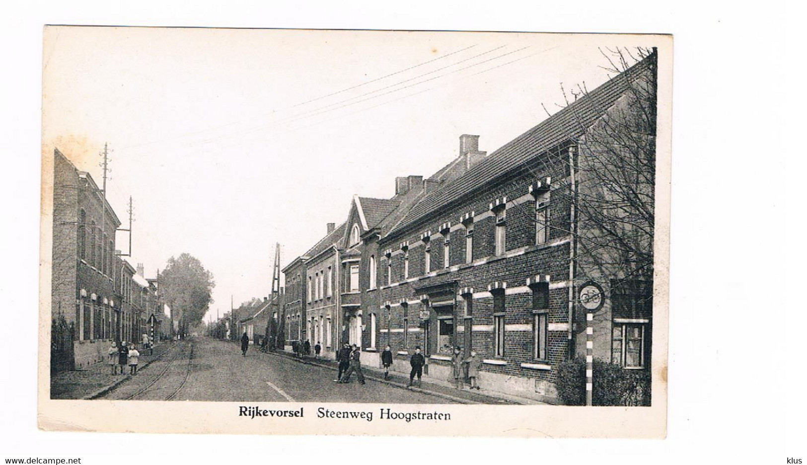 Rijkevorsel - Steenweg Hoogstraten - Geanimeerd - Uitg. Michielsen, Rijkevorsel - Rijkevorsel