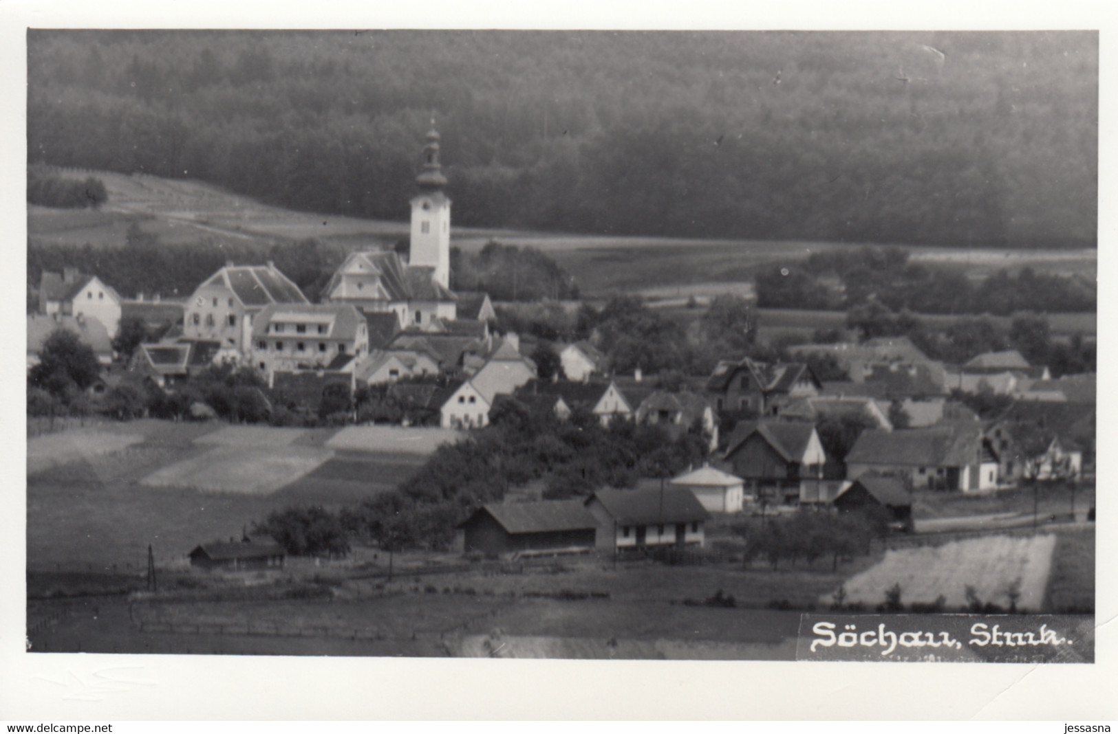 AK - Gemeinde SÖCHAU (Fürstenfeld) - Panorama 1953 - Fürstenfeld