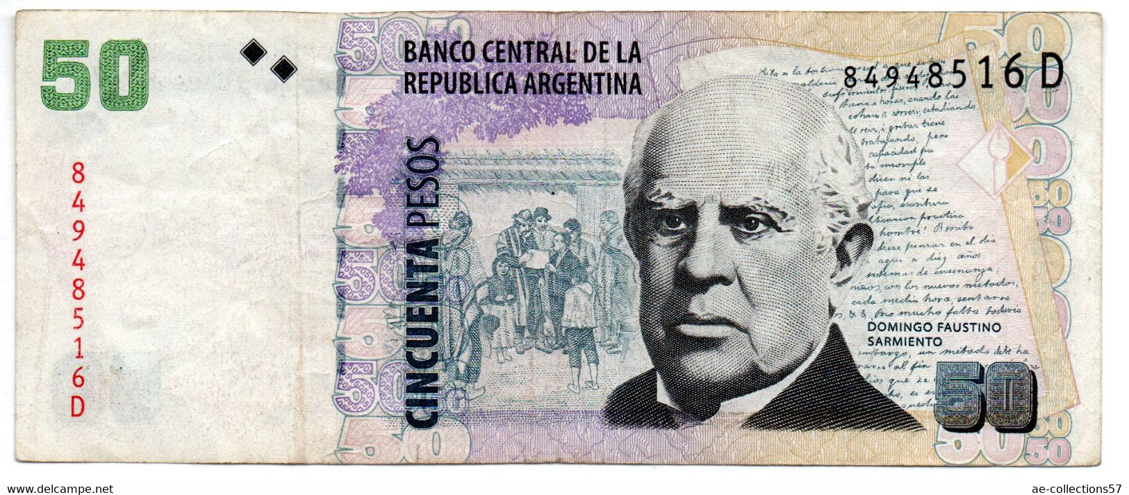 Argentine / 50 Pesos / TB+ - Argentina