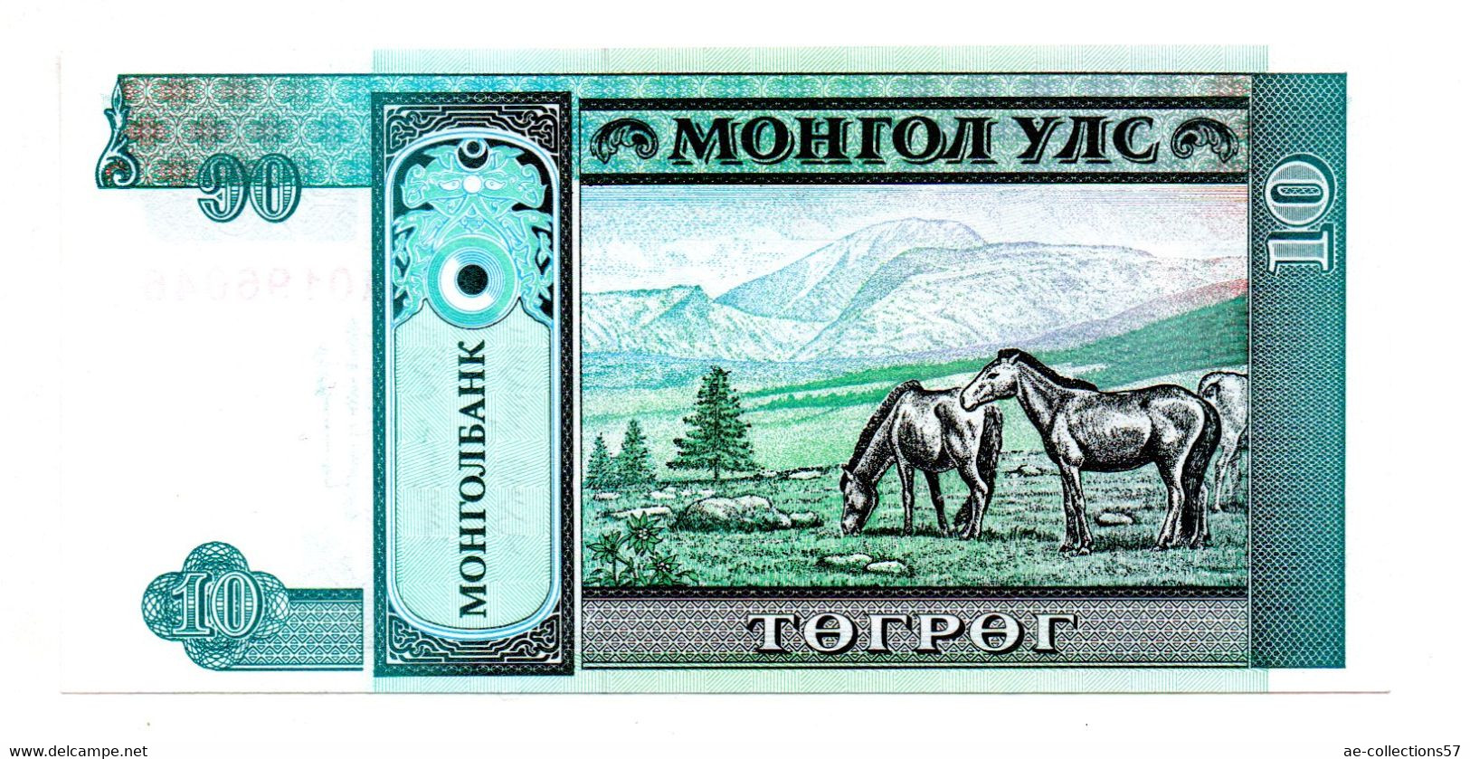 Mongolie / 10 Tugrik / UNC - Mongolië