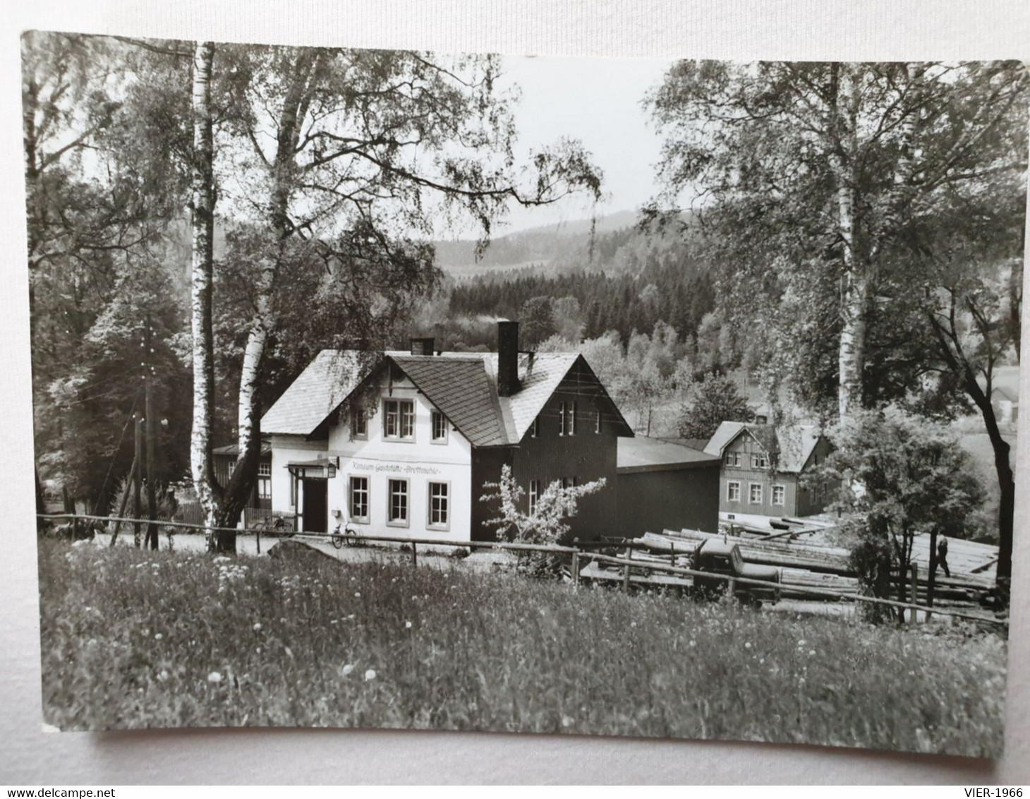 AK Königswalde / Erzgeb. - Konsum-Gaststätte "Brettmühle" - Königswalde