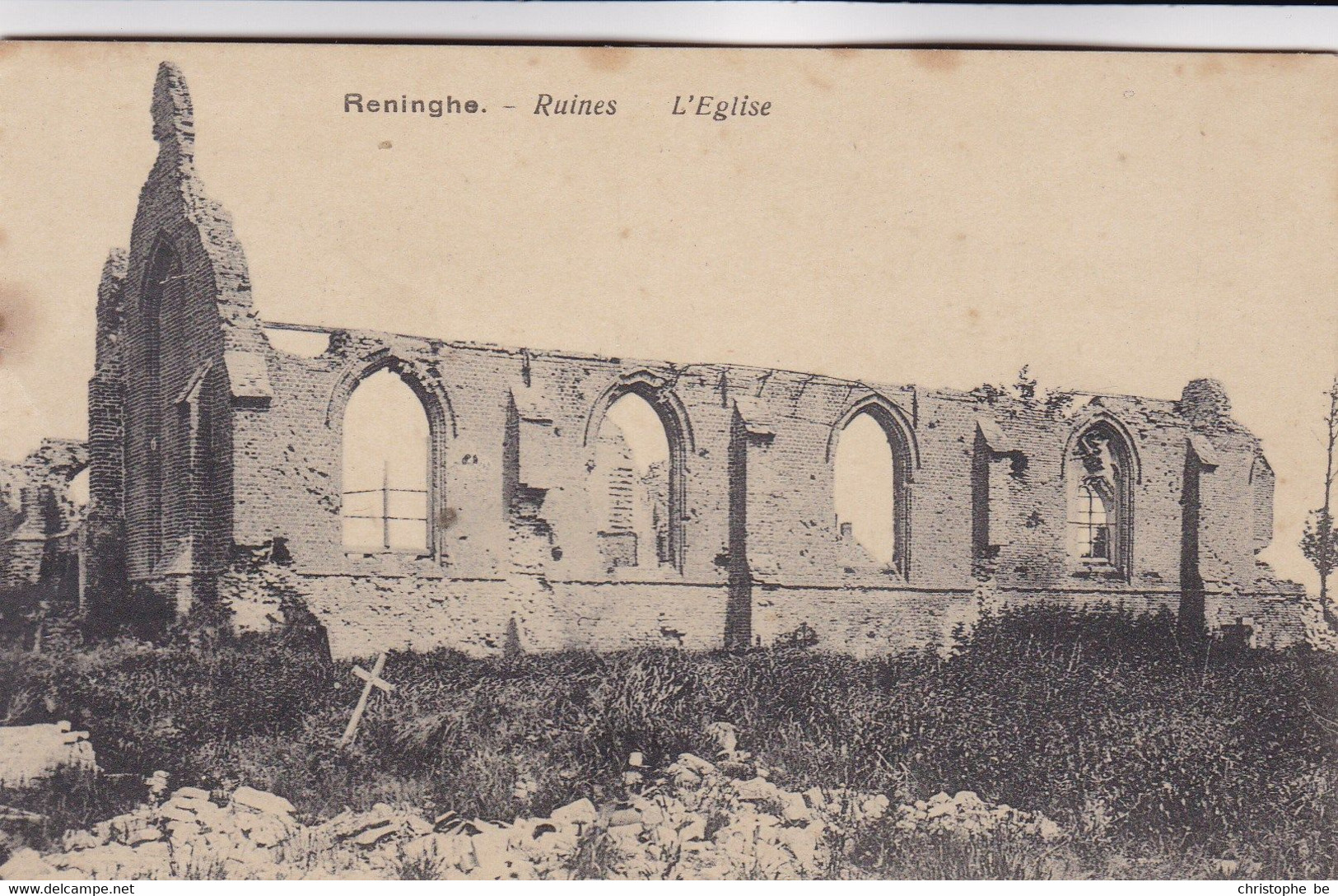 Reninge, Reninghe, Ruines, L'Eglise (pk71490) - Lo-Reninge