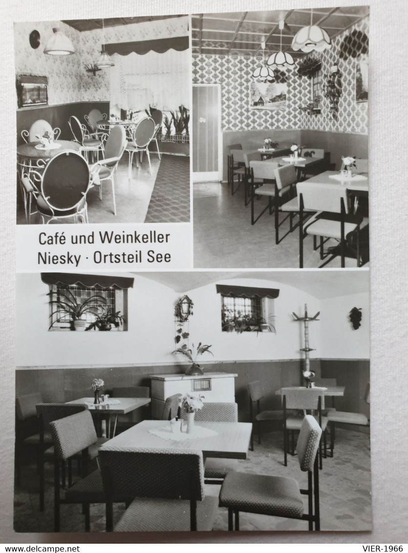 AK Café Und Weinkeller Niesky - Ortsteil See - Niesky