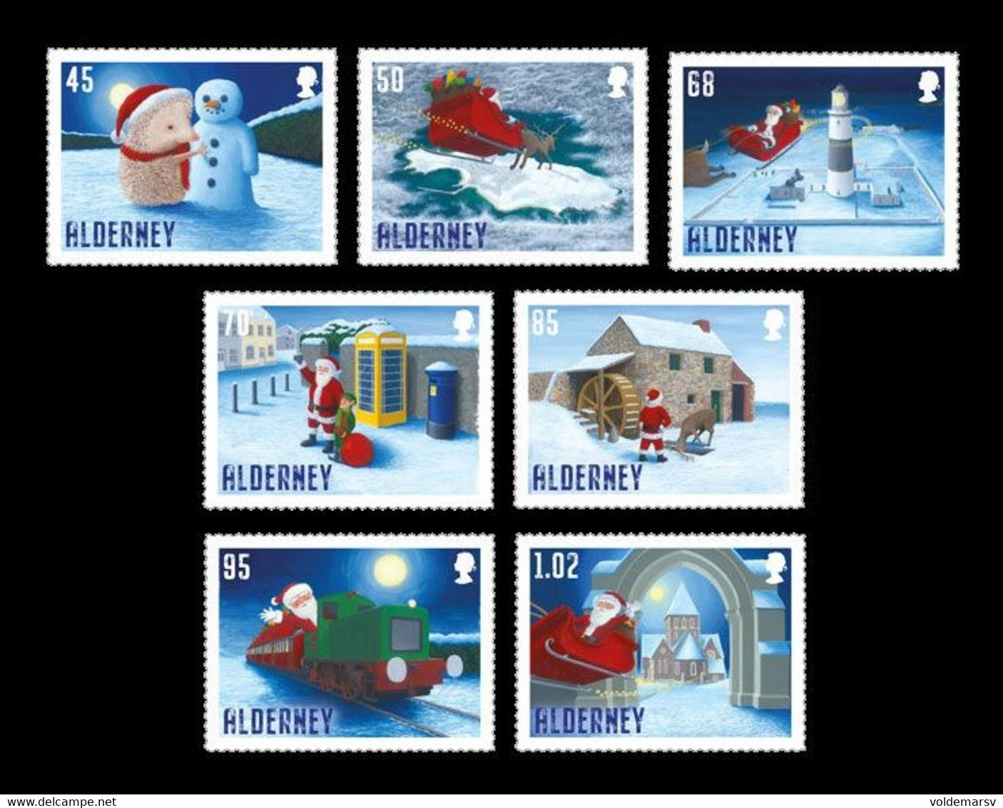 Alderney 2020 Mih. 692/98 Christmas. Santa's Visit MNH ** - Alderney