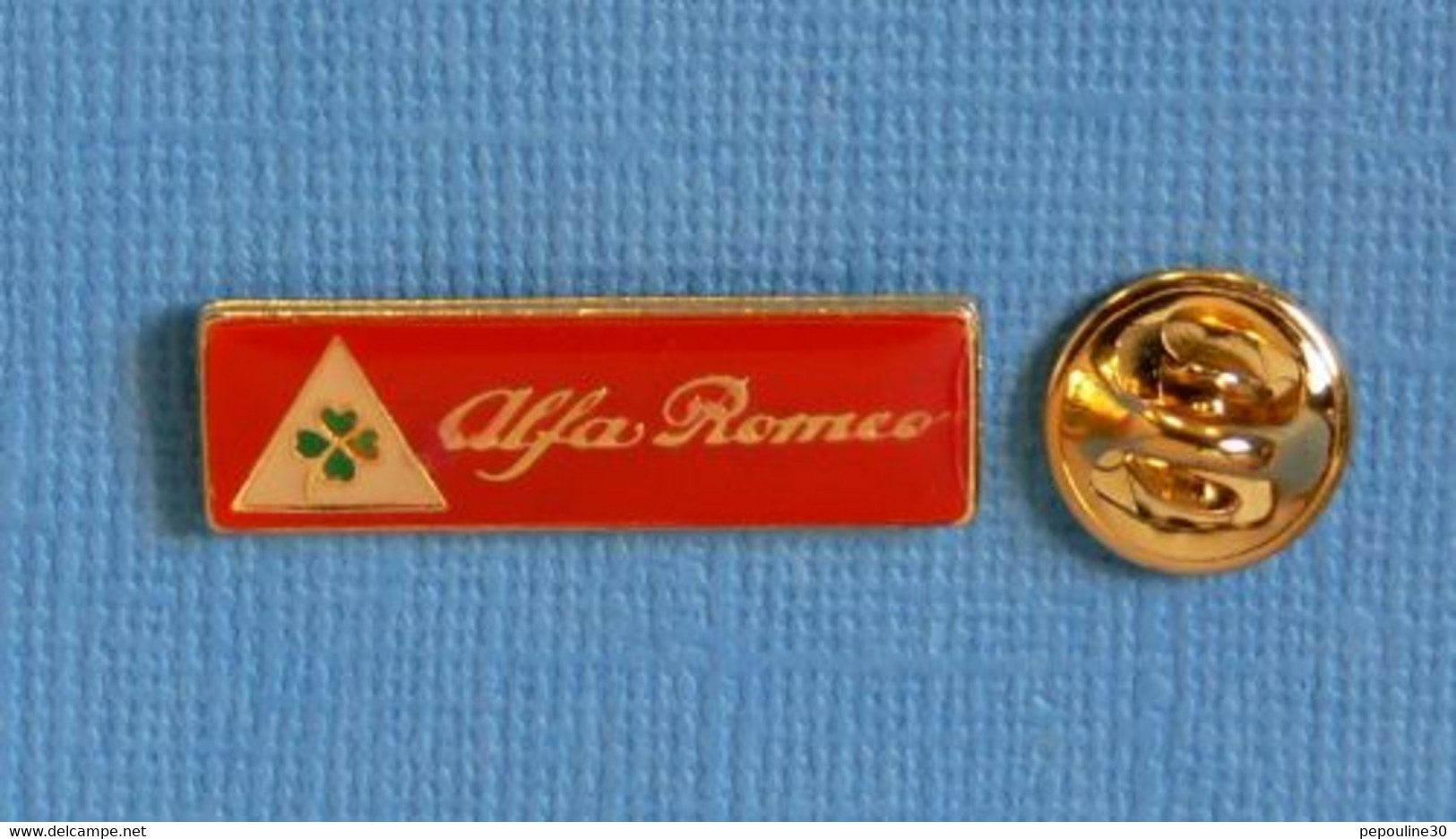 1 PIN'S //  ** LOGO / TRÈFLE A QUATRE FEUILLES / ALFA ROMÉO ** - Alfa Romeo