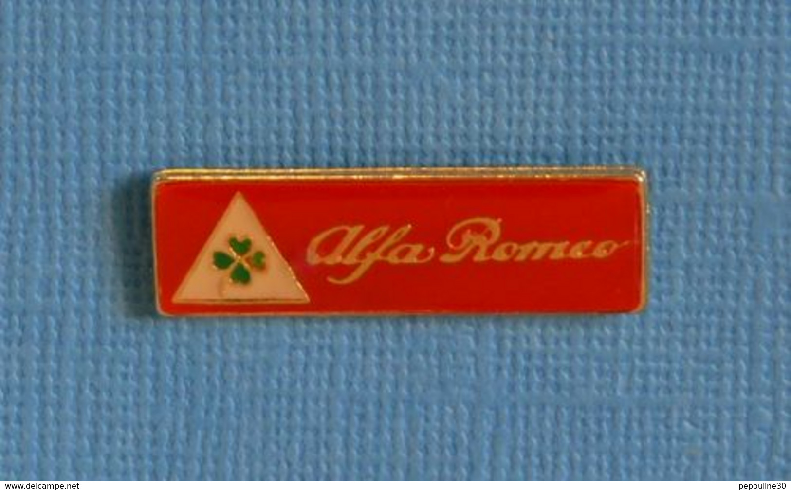 1 PIN'S //  ** LOGO / TRÈFLE A QUATRE FEUILLES / ALFA ROMÉO ** - Alfa Romeo